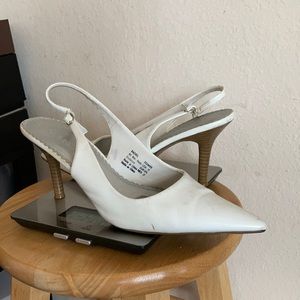 Sling back pumps